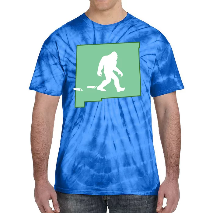 New Mexico Bigfoot Hunter State Gift Tie-Dye T-Shirt