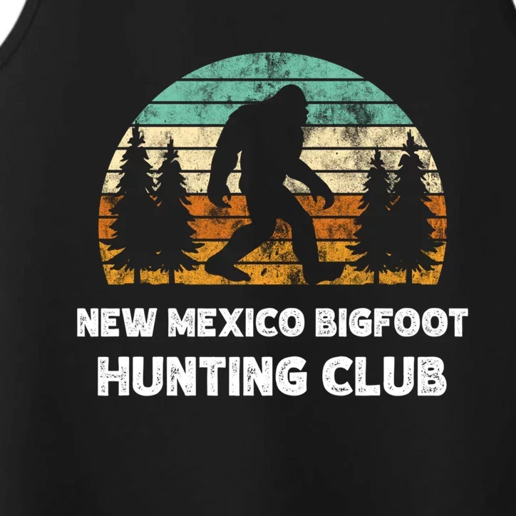 New Mexico Bigfoot Hunting Club Sasquatch Fan Great Gift Performance Tank