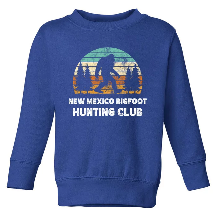 New Mexico Bigfoot Hunting Club Sasquatch Fan Great Gift Toddler Sweatshirt