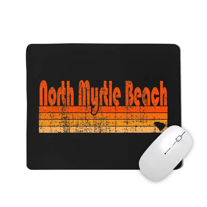 North Myrtle Beach Sc Retro 80s Style Mousepad