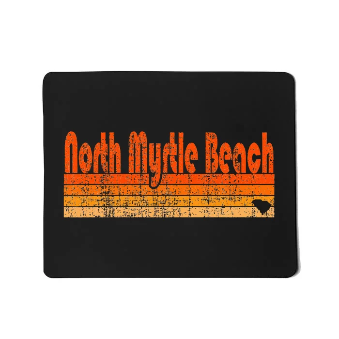 North Myrtle Beach Sc Retro 80s Style Mousepad