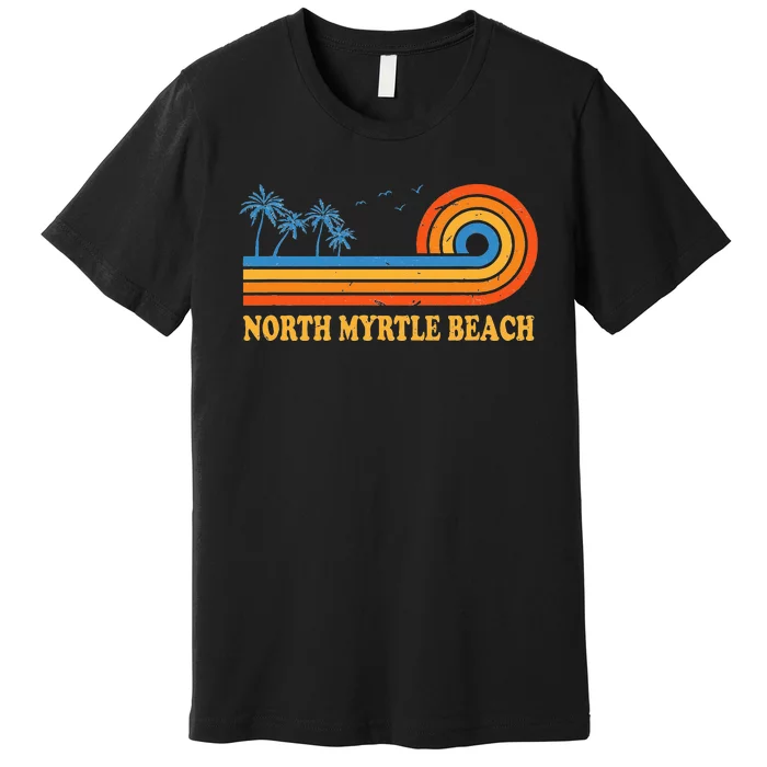 North Myrtle Beach South Carolina Summer Sc Tropical Premium T-Shirt