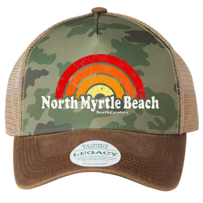 North Myrtle Beach South Carolina Sc Vintage 70s Retro Legacy Tie Dye Trucker Hat