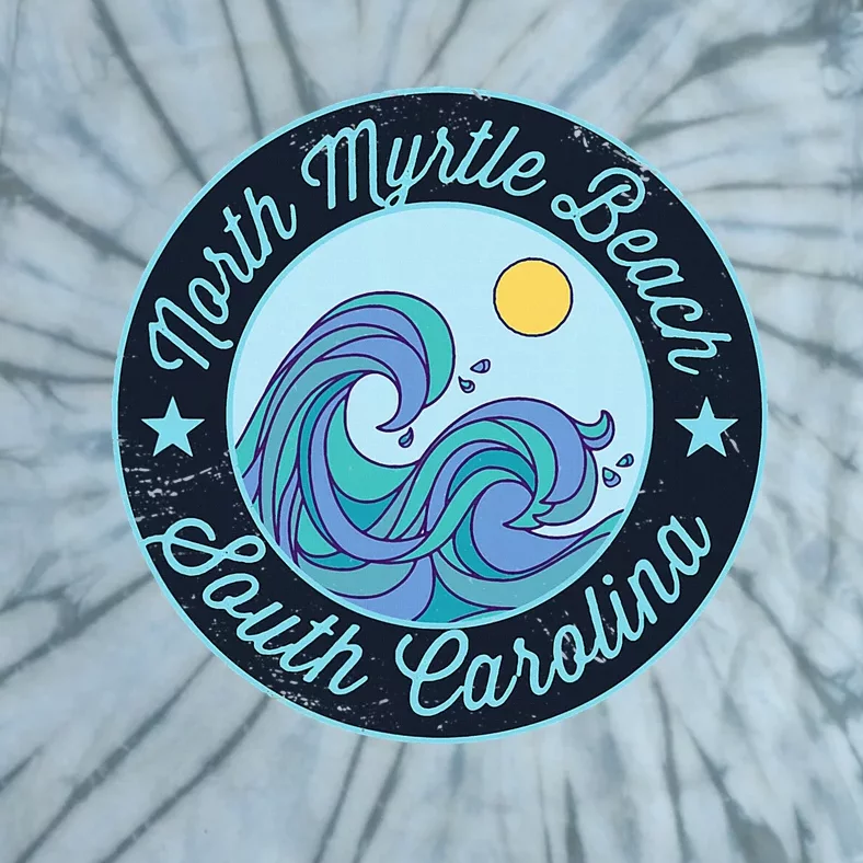 North Myrtle Beach Sc South Carolina Souvenir Nautical Surfe Tie-Dye T-Shirt