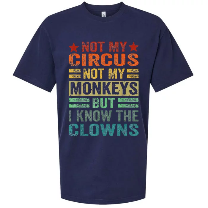 Not My Circus Not My Monkeys But I Know The Clowns Sueded Cloud Jersey T-Shirt