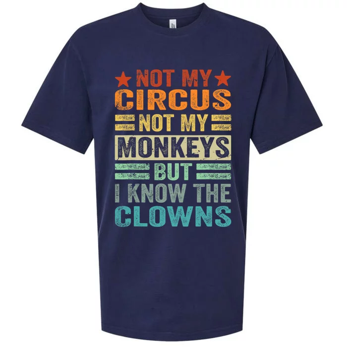 Not My Circus Not My Monkeys But I Know The Clowns Sueded Cloud Jersey T-Shirt