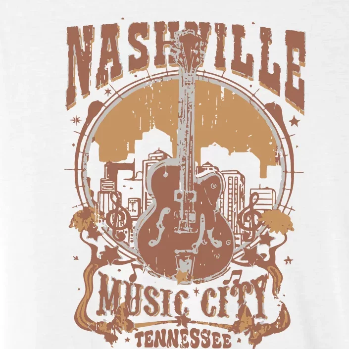 Nashville Music City Tennessee Guitar ChromaSoft Performance T-Shirt