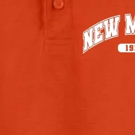 New Mexico Collegiate Style Dry Zone Grid Performance Polo