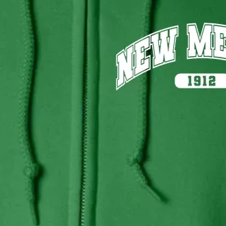 New Mexico Collegiate Style Full Zip Hoodie