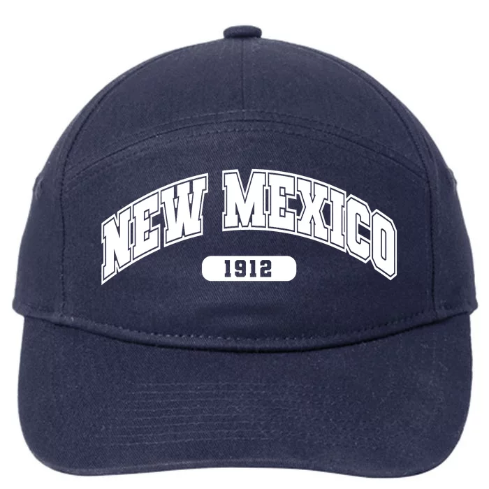 New Mexico Collegiate Style 7-Panel Snapback Hat