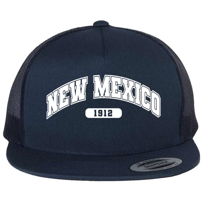 New Mexico Collegiate Style Flat Bill Trucker Hat