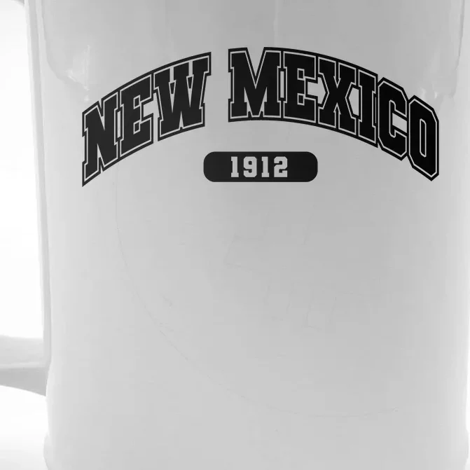 New Mexico Collegiate Style Front & Back Beer Stein