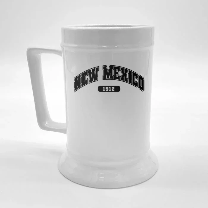 New Mexico Collegiate Style Front & Back Beer Stein