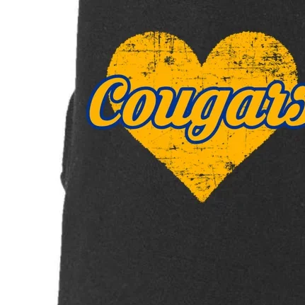 Newark Memorial Cougars Over Heart Doggie 3-End Fleece Hoodie