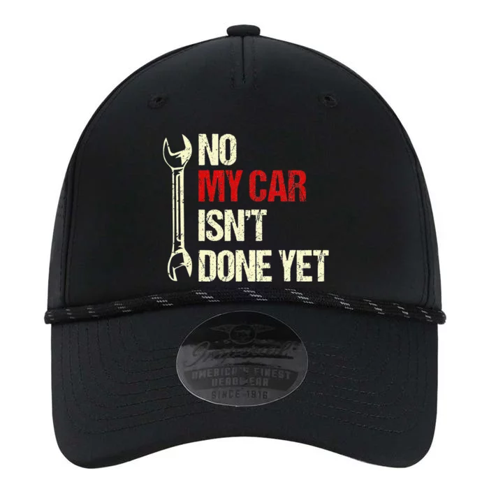 No My Car Isn't Done Yet Funny Car Mechanic Garage Performance The Dyno Cap