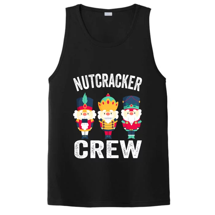 Nutcracker Market Crew Matching Christmas Shopping Funny Performance Tank