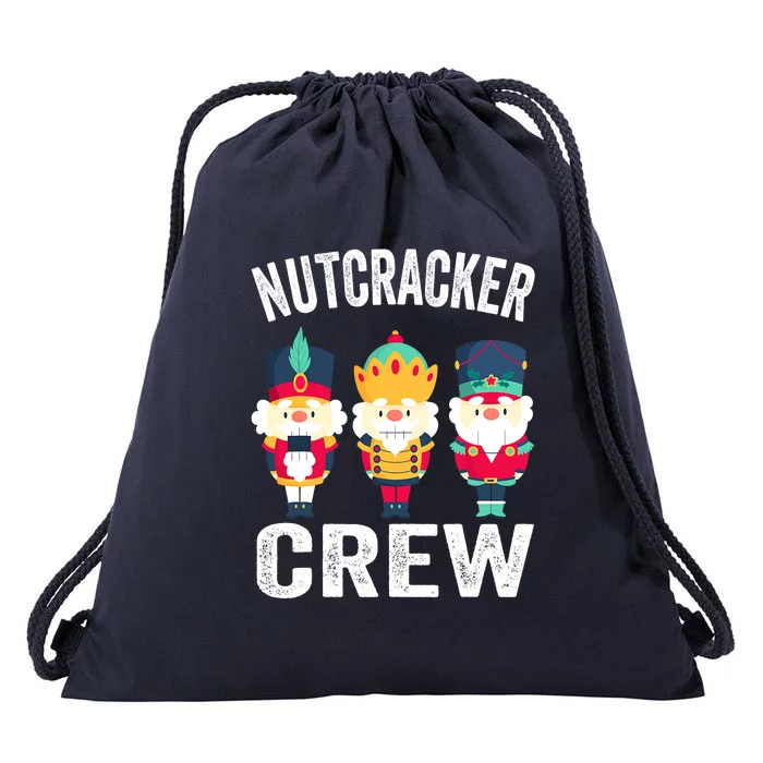 Nutcracker Market Crew Matching Christmas Shopping Funny Drawstring Bag