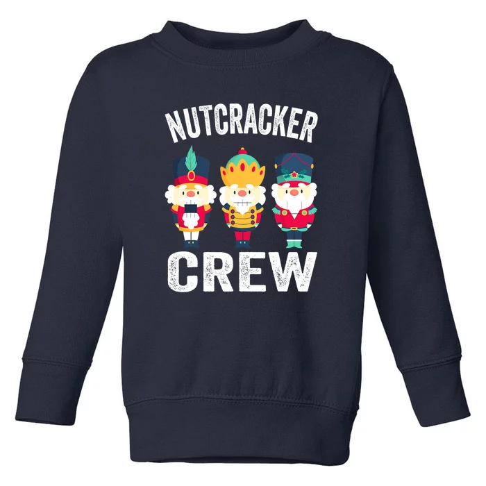 Nutcracker Market Crew Matching Christmas Shopping Funny Toddler Sweatshirt