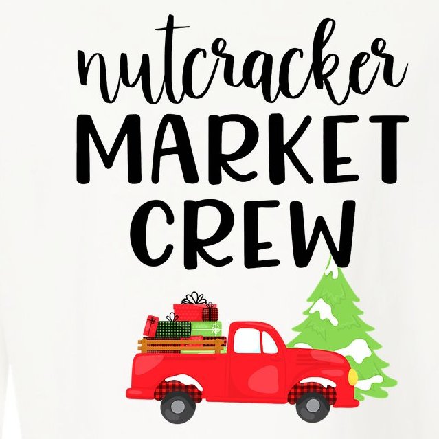 Nutcracker Market Crew Matching Christmas Shopping Cropped Pullover Crew
