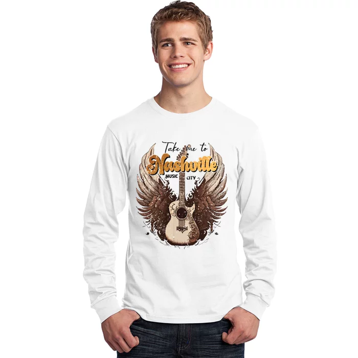 Nashville Music City Super Soft Howdy Long Sleeve Shirt