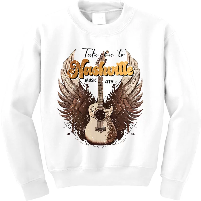 Nashville Music City Super Soft Howdy Kids Sweatshirt