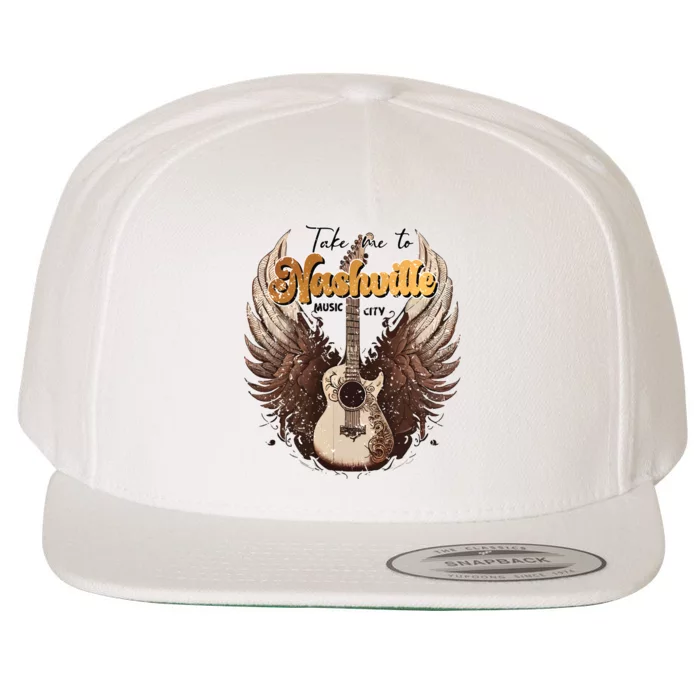 Nashville Music City Super Soft Howdy Wool Snapback Cap