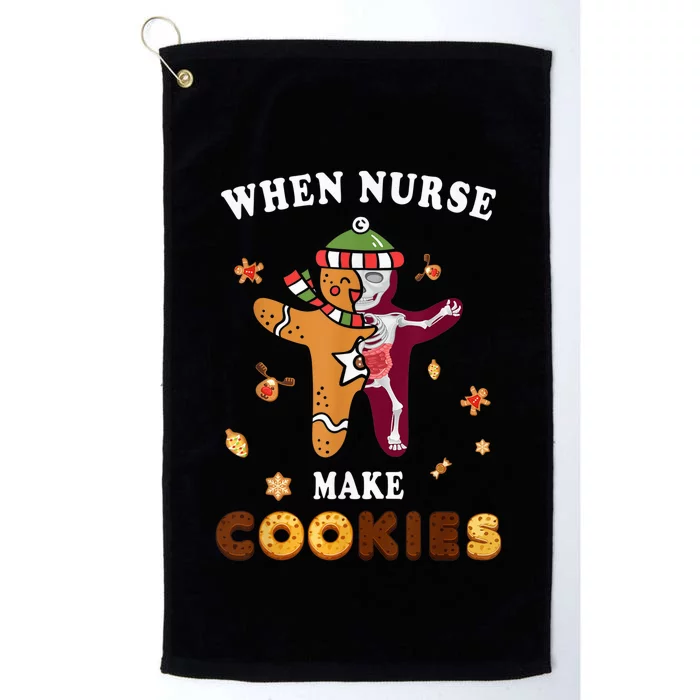 Nurse Make Cookies Xmas Gingerbread Ugly Christmas Platinum Collection Golf Towel