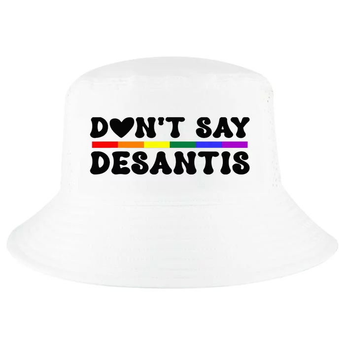 Never Mention DeSantis Florida that Reads Say Gay LGBT Cool Comfort Performance Bucket Hat