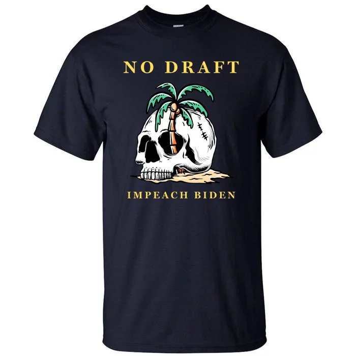 No Military Draft | Anti War Peace Tall T-Shirt