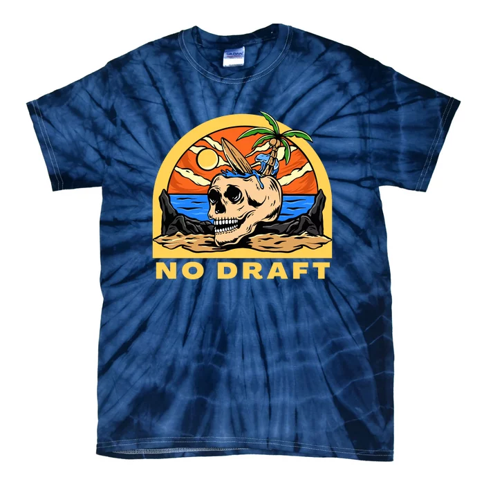 No Military Draft | Anti War Peace Tie-Dye T-Shirt