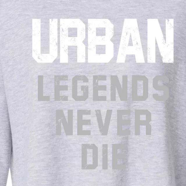 Nicki Meyer Dennis Urban Legends Never Die Cropped Pullover Crew