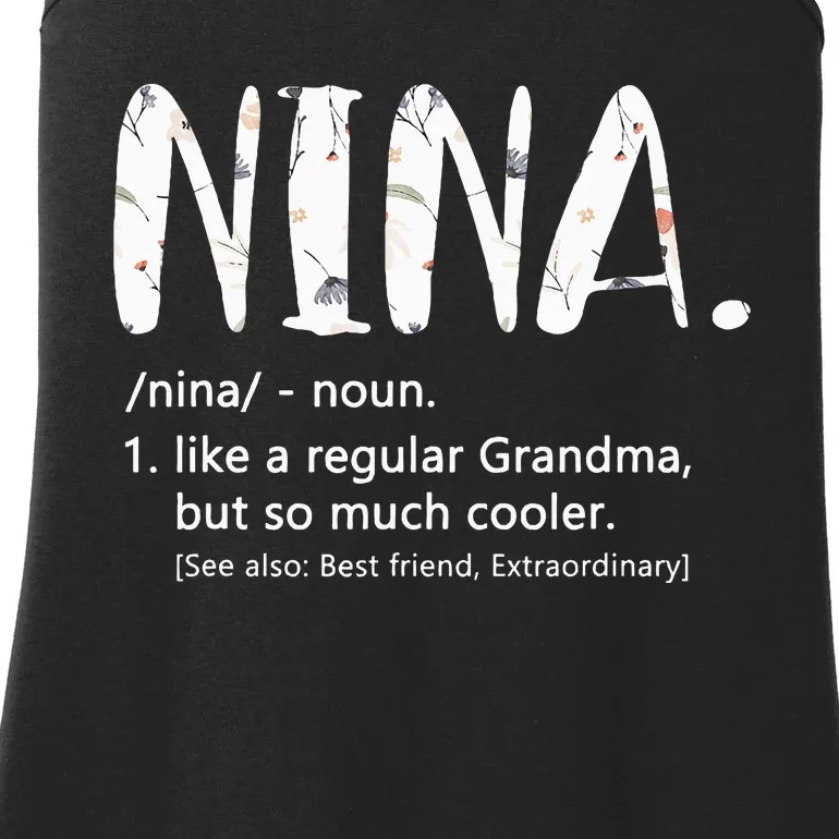 Nina Mothers Day Idea Cute Grandma Nina Ladies Essential Tank