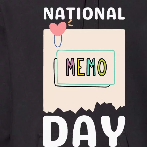 National Memo Day 2024 Premium Hoodie