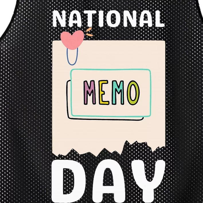 National Memo Day 2024 Mesh Reversible Basketball Jersey Tank