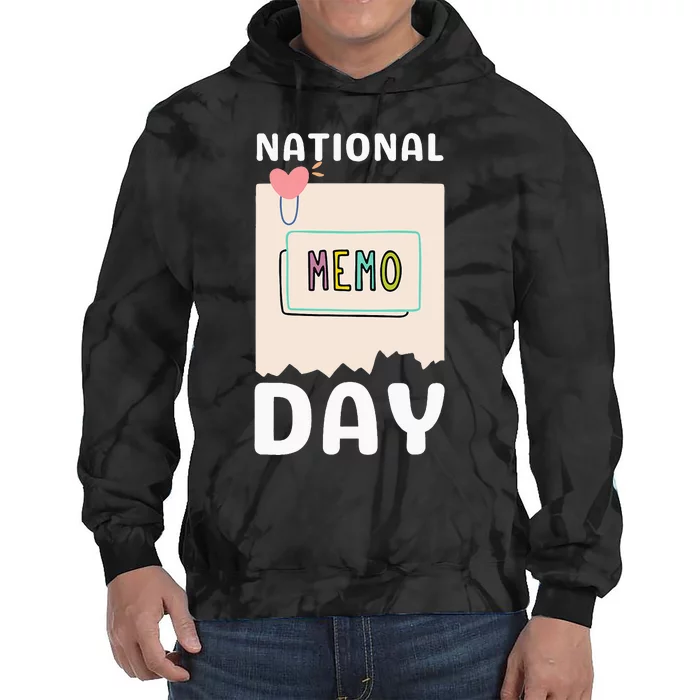 National Memo Day 2024 Tie Dye Hoodie