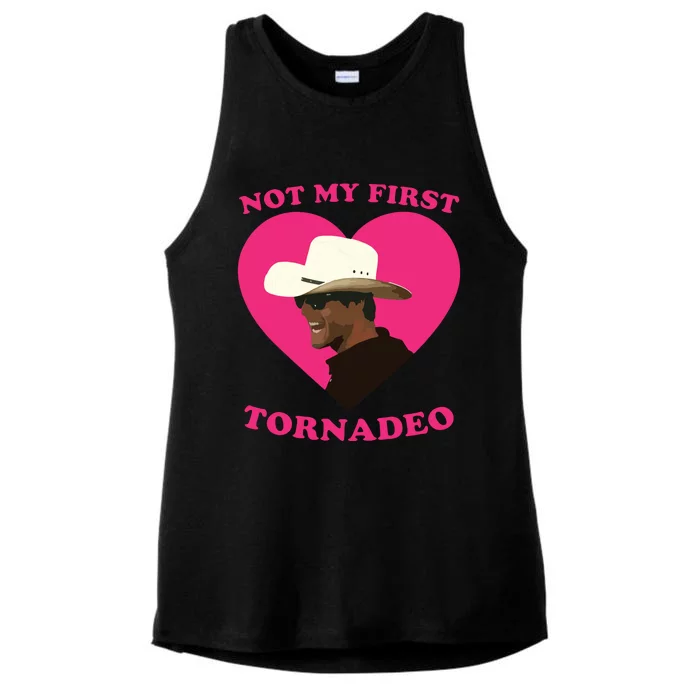 Not My First Tornadeo Not My First Tornado Ladies Tri-Blend Wicking Tank