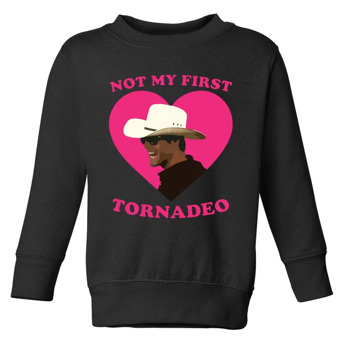 Not My First Tornadeo Not My First Tornado Toddler Sweatshirt