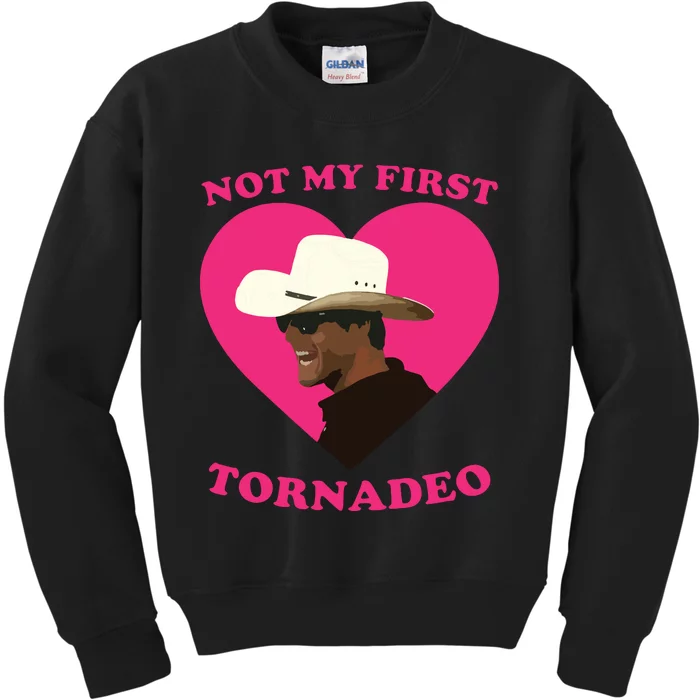 Not My First Tornadeo Not My First Tornado Kids Sweatshirt