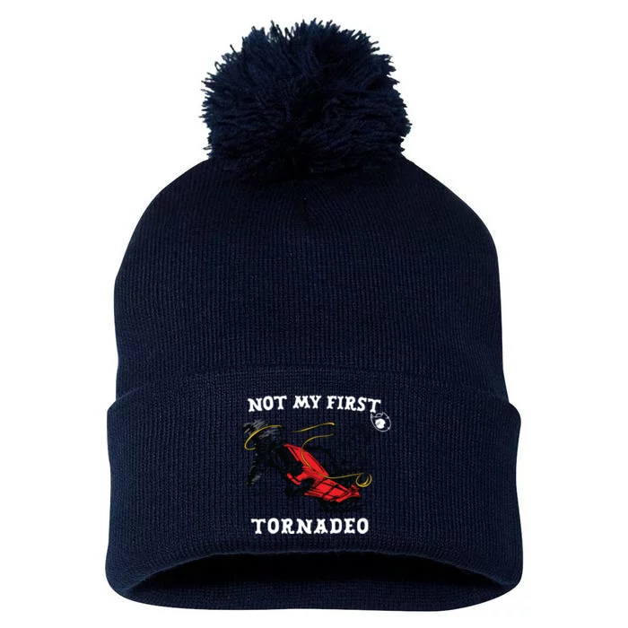 Not My First Tornadeo Pom Pom 12in Knit Beanie