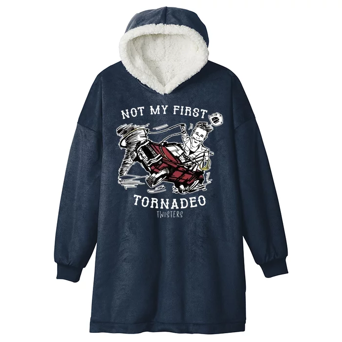 Not My First Tornadeo Twisters Hooded Wearable Blanket