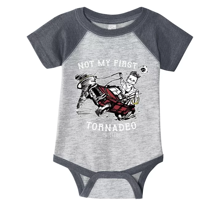 Not My First Tornadeo Twisters Infant Baby Jersey Bodysuit