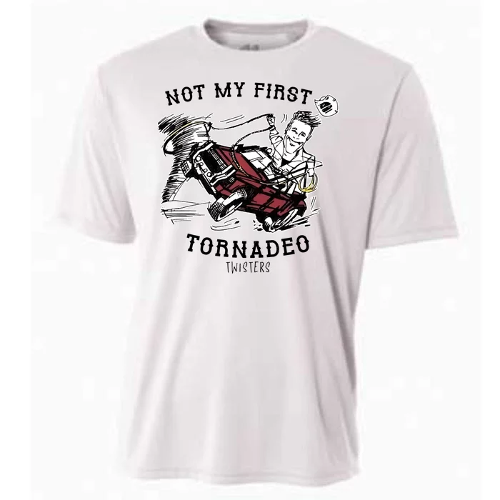 Not My First Tornadeo Twisters Cooling Performance Crew T-Shirt