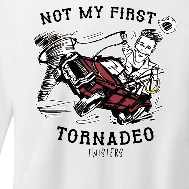 Not My First Tornadeo Twisters Womens CVC Long Sleeve Shirt