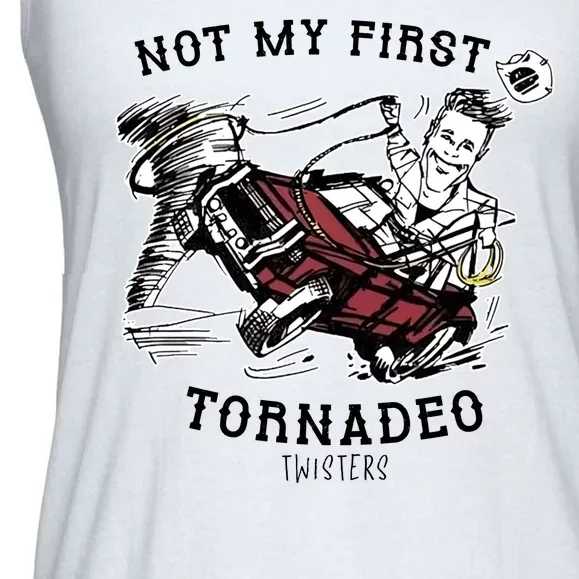 Not My First Tornadeo Twisters Ladies Essential Flowy Tank