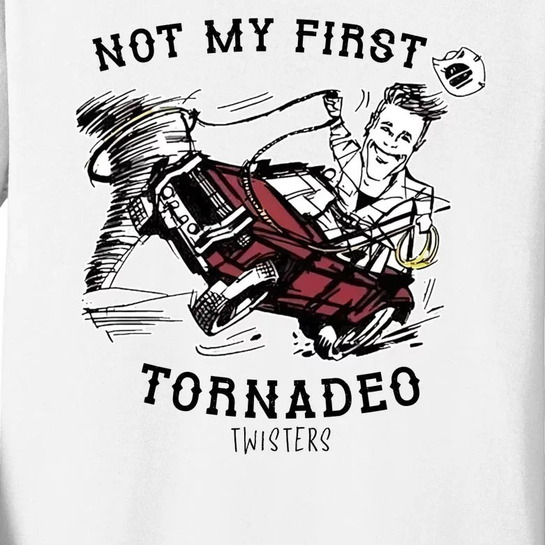 Not My First Tornadeo Twisters Kids Long Sleeve Shirt