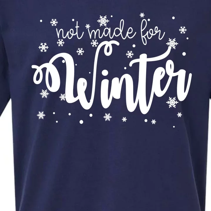 Not Made For Winter Snowflake Sueded Cloud Jersey T-Shirt