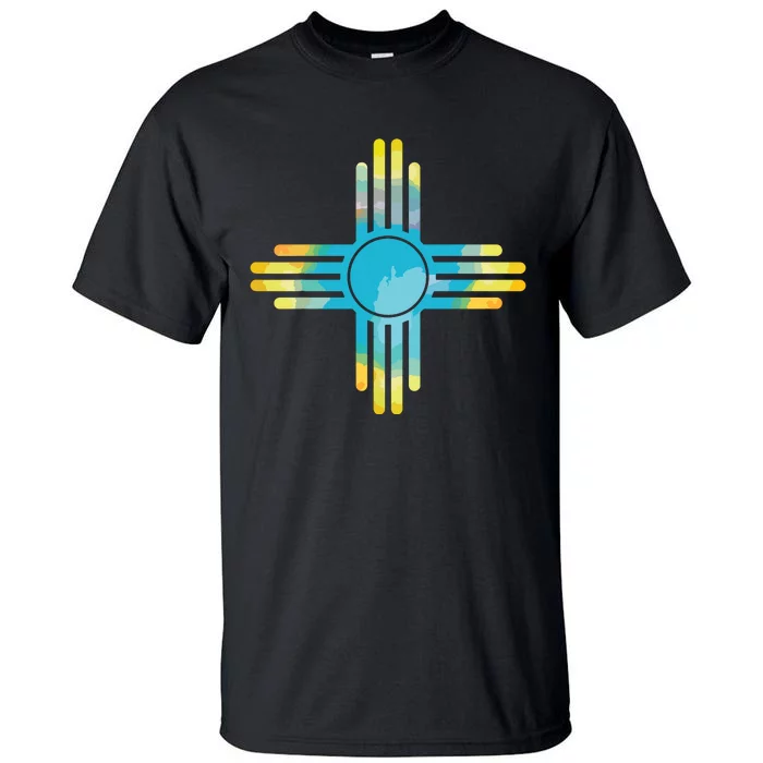 New Mexico Flag Pride Vintage New Mexican Souvenir Gift Tall T-Shirt