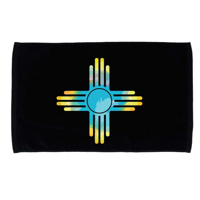 New Mexico Flag Pride Vintage New Mexican Souvenir Gift Microfiber Hand Towel