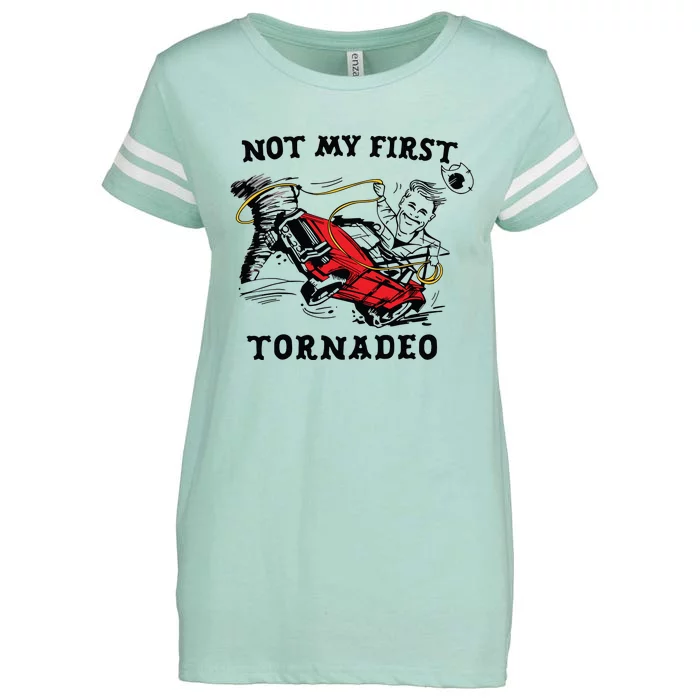 Not My First Tornadeo Not My First Tornado Enza Ladies Jersey Football T-Shirt