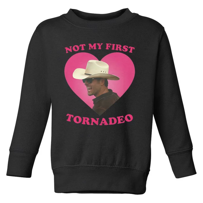 Not My First Tornadeo Not My First Tornado Toddler Sweatshirt